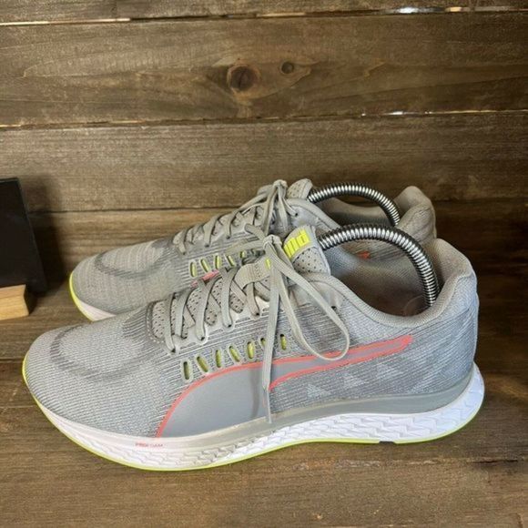 Womens Puma Speed Sutamina Gray Athletic‎ Running Sneakers Shoes Size 9 M EUC - Picture 2 of 8